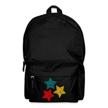 STAR. CHRISTMAS. MERRY CHRISTMAS. MERRY CHRISTMAS - Backpack - black - Front