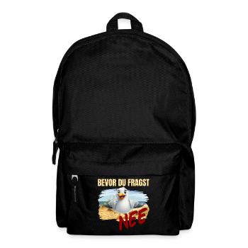 Bevor du fragst - Nee - Rucksack - Schwarz - Vorne