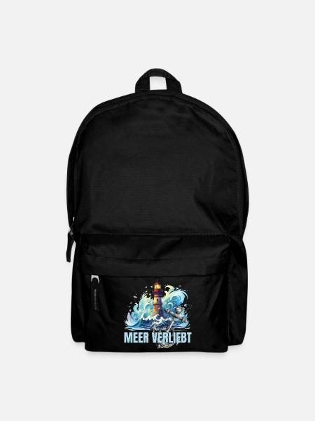 Meer verliebt - Rucksack - Schwarz