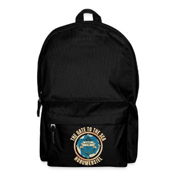 The Gate to the Sea - Horumersiel - Rucksack - Schwarz - Vorne