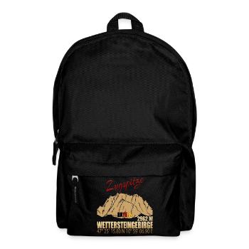 Zugspitze Koordinaten - Rucksack - Schwarz - Vorne