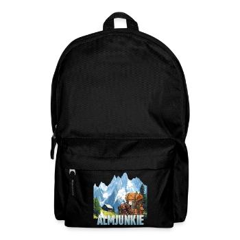 Almjunkie - Rucksack - Schwarz - Vorne