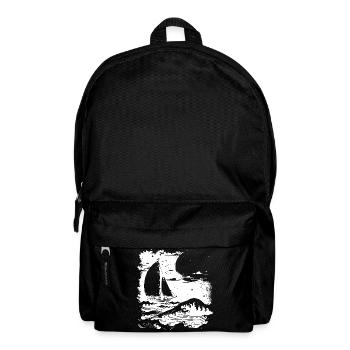 Dessin de voile - Sac à dos - noir - Devant
