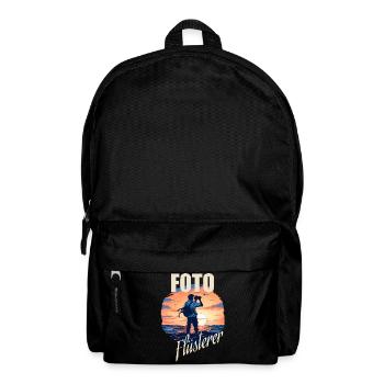 Foto Flüsterer - Rucksack - Schwarz - Vorne