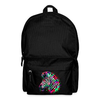 Zebra - Rucksack - Schwarz - Vorne
