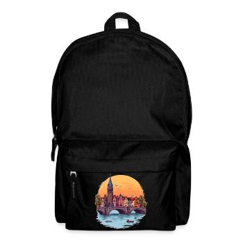 Amsterdam Skyline -  - Rucksack - Schwarz - Vorne