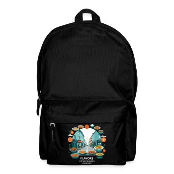Street Food Festival - Rucksack - Schwarz - Vorne