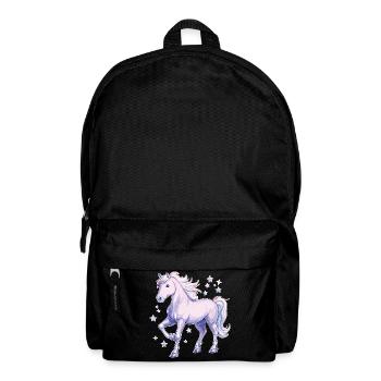 Horse with stars - Backpack - black - Front
