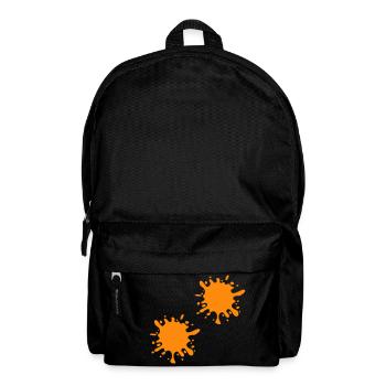 Splashes of paint - Backpack - black - Front