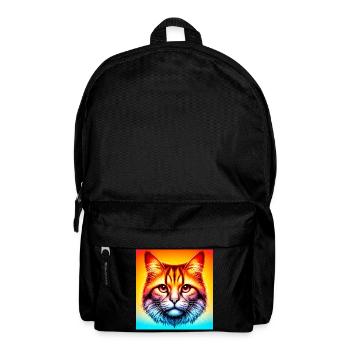 chat - Sac à dos - noir - Devant