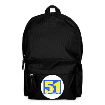 Logo emblématique de La Marne en couleurs vives - Sac à dos - noir - Devant