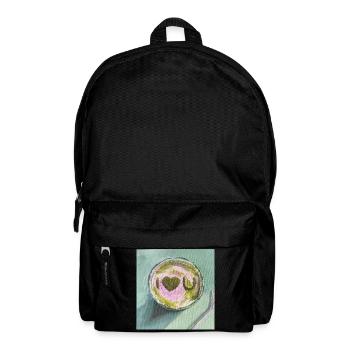 I luv Matcha Artistic Snack Illustration - Backpack - black - Front