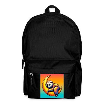 La paresse dort sur la Lune - Sac à dos - noir - Devant