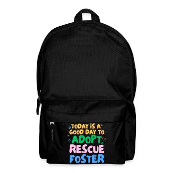 ADOPT DON'T SHOP - Backpack - black - Front