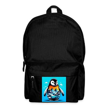 pingouin - Sac à dos - noir - Devant