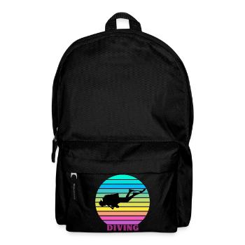 Diving Retro - Backpack - black - Front