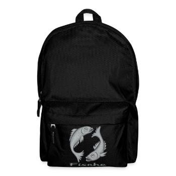 Zodiac sign Pisces - Backpack - black - Front