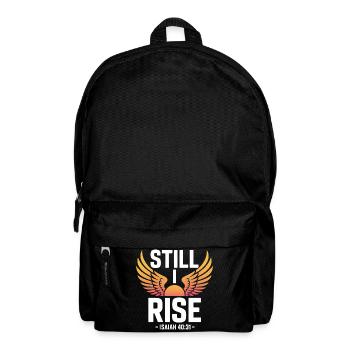 Still I Rise Isaiah 40 31 Wings Sun - Backpack - black - Front