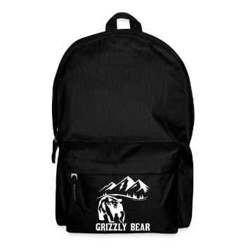 Hiking with a (white) bear - Backpack - black - Front