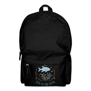 Zen in the aquarium - Backpack - black - Front