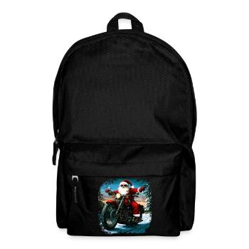 Motorcyclists Christmas - Backpack - black - Front