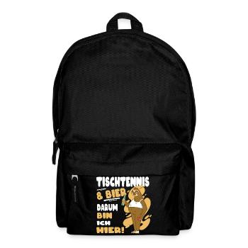 Tischtennisspieler Geschenke Tischtennis Outfits - Rucksack - Schwarz - Vorne