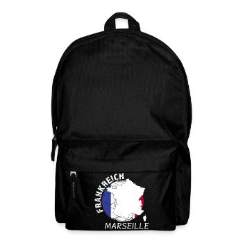 Marseille - Rucksack - Schwarz - Vorne