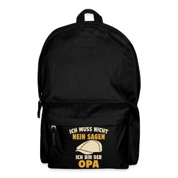 Je n’ai pas besoin de dire non, je suis grand-père - Sac à dos - noir - Devant