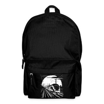 Dessin ferroviaire - Sac à dos - noir - Devant