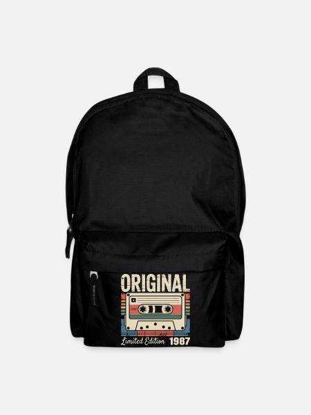 39. Jubiläum – Vintage-Geschenk 1987 - Rucksack - Schwarz