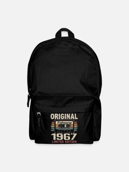 Februar 1967, Februar 1967 Geburtstagsgeschenk - Rucksack - Schwarz