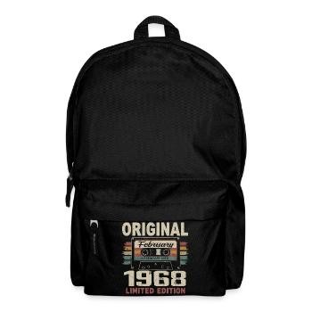 Février 1968, Cadeau d'Anniversaire février 1968 - Sac à dos - noir - Devant
