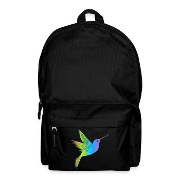 Regenbogenvogel - Rucksack - Schwarz - Vorne