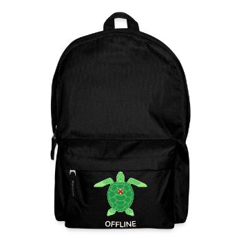 Offline-Modus Turtle - Rucksack - Schwarz - Vorne