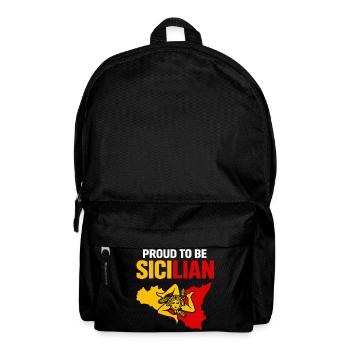 Pride Sicilians – Sicily Color Block - Backpack - black - Front