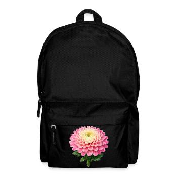 Pink Chrysanthemum Bloom - Backpack - black - Front