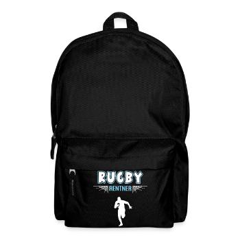 Rugby Player Rugby Player Pensioner Pension Retirement - Backpack - black - Front