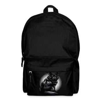 Black German Shepherd German Shepherd Owner - Backpack - black - Front