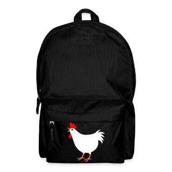 Nur ein Hühnerliebhaber und ein Witz-Farm-Tier - Rucksack - Schwarz - Vorne
