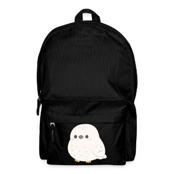 Snowy Owl Cozy Charm - Backpack - black - Front