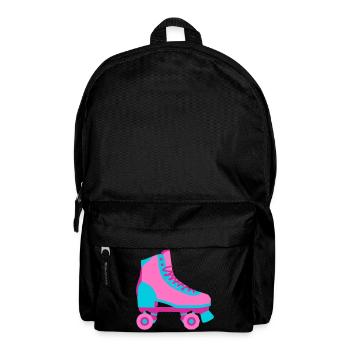 Roller Skate Roller Skating Roller Derby 80s - Backpack - black - Front