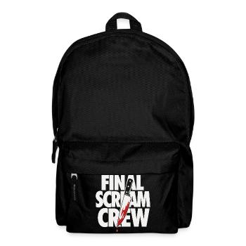 Final Scream Club Horror Design - Backpack - black - Front