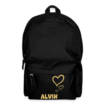 Alvin as a name - Backpack - black - Front