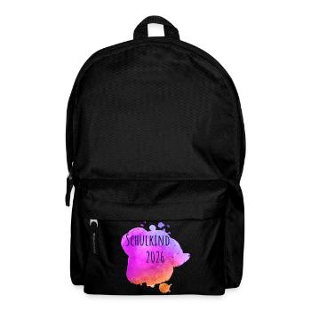 Schulkind 2026 - Rucksack - Schwarz - Vorne