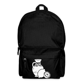 Citrus Vase Still Life Pottery - Backpack - black - Front