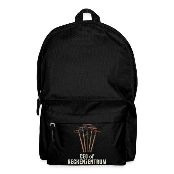 Leiter Vom Rechenzentrum Gartenarbeit Gärtner - Rucksack - Schwarz - Vorne