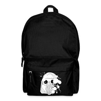 Verunreinigung (weiß) - Rucksack - Schwarz - Vorne