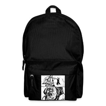 Ein Troll im Dungeons Fantasy-Tinte - Rucksack - Schwarz - Vorne