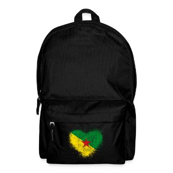 Französisch-Guayana - Rucksack - Schwarz - Vorne