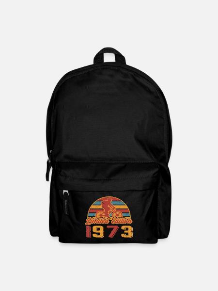 Fahrrad Geburtstag Fahrräder Radfahrer Bike 1973 - Rucksack - Schwarz